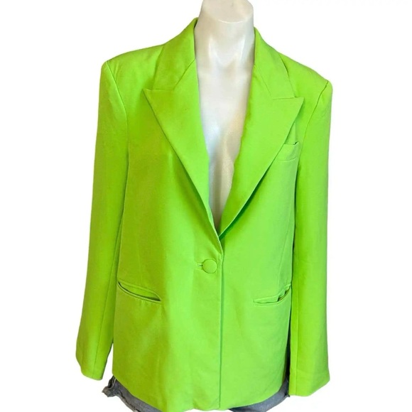 Camila Coelho Lime Green Blazer from Revolve - Picture 4 of 11